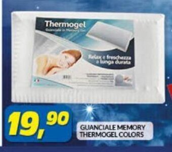 Risparmio Casa Guanciale Memory Thermogel Colors offerta