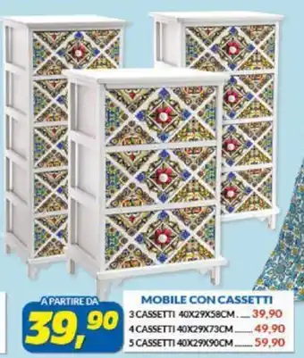 Risparmio Casa Mobile Con Cassetti offerta