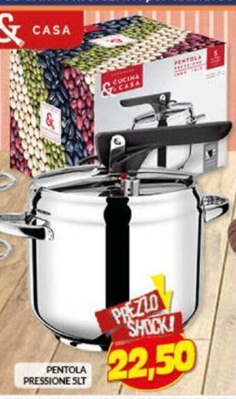 Risparmio Casa Pentola Pressione 5LT offerta