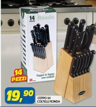 Risparmio Casa Ceppo 14 Coltelli Ronda offerta