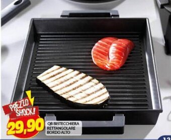 Risparmio Casa QB Bistecchiera Rettangolare Bordo Alto offerta