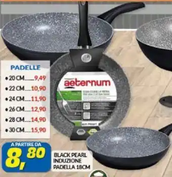 Black Pearl Induzione Padella 18 CM