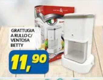 Risparmio Casa Grattugia A Rullo C/ Ventosa Betty offerta