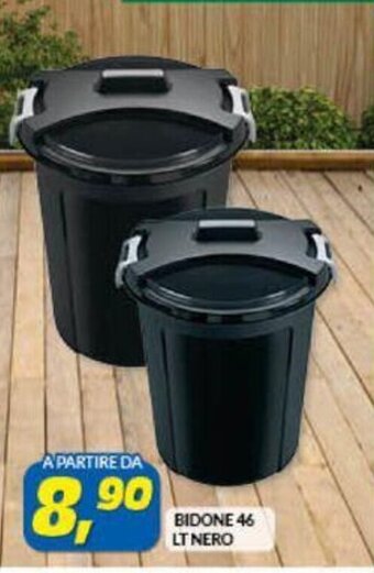 Bidone 46 LT Nero