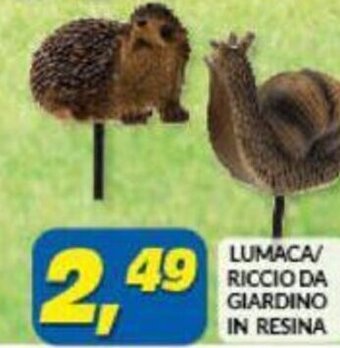 Lumaca/Riccio Da Giardino In Resina