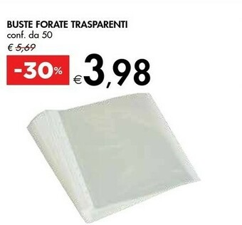 Bennet Buste Forate Trasparenti offerta