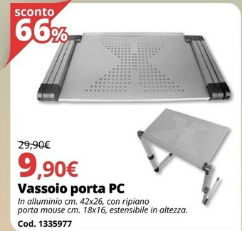 Brico Io Vassoio Porta PC offerta