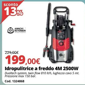 Brico Io Idropulitrice A Freddo 4M 2500W offerta