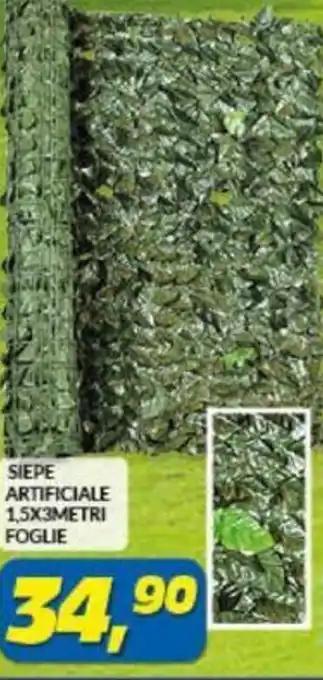 Risparmio Casa Siepe Artificiale 1.5 x 3 Metri Fogue offerta