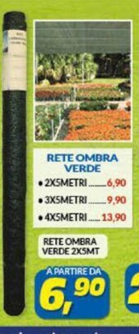 Rete Ombra Verde 2 x 5 MT