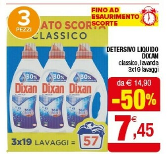 Iperal Dixan Detersivo Liquido offerta