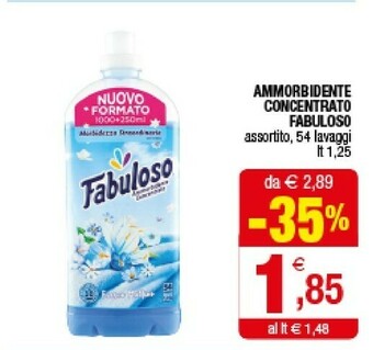 Iperal Fabuloso Ammorbidente Concentrato offerta