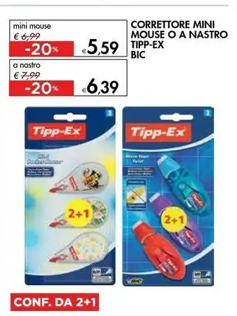 Bennet Bic Correttore Mini Mouse O A Nastro Tipp-Ex offerta