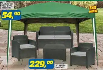 Risparmio Casa Gazebo 3 x 3 Pieghevole Assortiti offerta