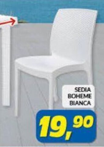 Risparmio Casa Sedia Boheme Bianca offerta