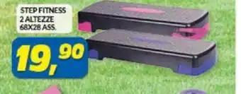Risparmio Casa Step Fitness 2 Altezze 68 x 28 Ass offerta
