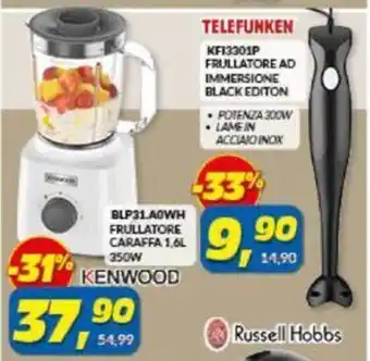 Risparmio Casa Frullatore Caraffa 1,6 l 350W offerta