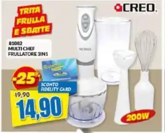 Risparmio Casa Creo Multi Chef Frullatore 3 in 1 offerta