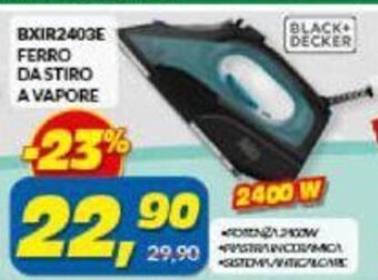 Risparmio Casa Black + Decker Ferro Da Stiro A Vapore offerta