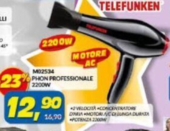 Risparmio Casa Phon Professionale 2200W offerta