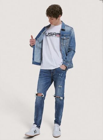 Alcott Giubbotto in denim stretch offerta