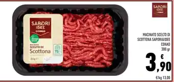 Conad Sapori & Idee Conad Macinato Scelto di Scottona 300 gr offerta