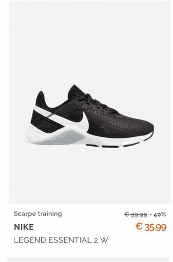 Cisalfa Sport Scarpe training nike offerta