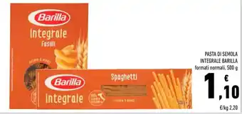 Conad Barilla Pasta di Semola Integrale 500 g offerta