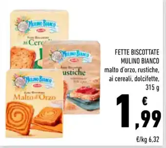 Mulino Bianco Fette Biscottate 315 g