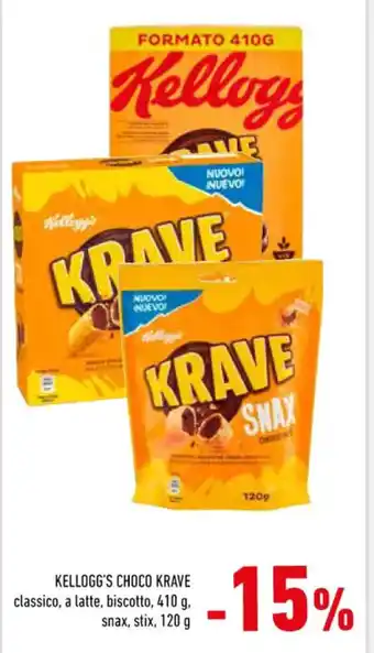 Conad Kellogg's Choco Krave 120/410 g offerta