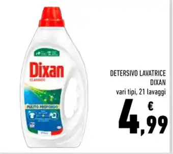 Conad Dixan Detersivo Lavatrice 21 lavaggi offerta