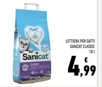 Conad Sanicat Classic Lettiera per Gatti 10 l offerta
