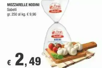 Crai Sabelli Mozzarelle Nodini offerta