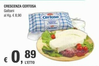 Crai Galbani Crescenza Certosa offerta