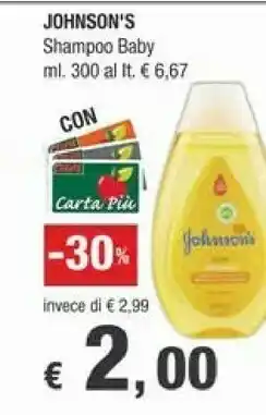 Crai Johnson's Shampoo offerta