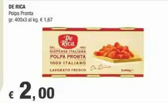 Crai De rica Polpa Pronta 400g offerta