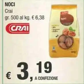 Crai Crai Noci 500g offerta