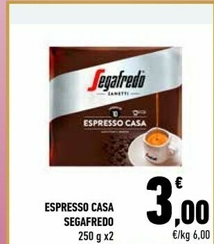 Conad Segafredo Espresso Casa offerta