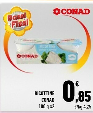 Conad Conad Ricottine offerta