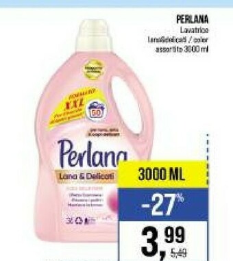 Caddy's Perlana Detersivo lavatrice offerta