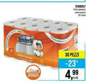 Caddy's Tenderly Carta igienica offerta