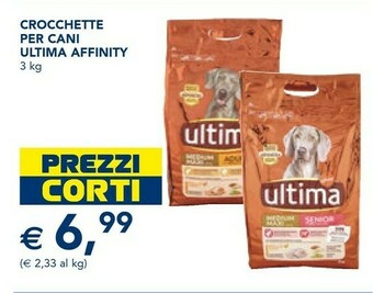 Esselunga Ultima Crocchette Per Cani Affinity offerta