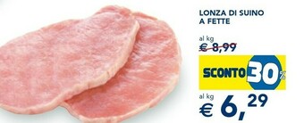 Esselunga Esselunga Lonza Di Suino A Fette offerta