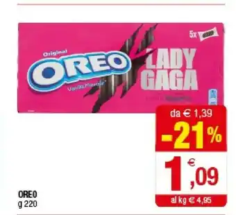 Iperal Oreo Lady Gaga offerta