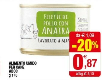 Iperal Adoc Alimento Umido Per Cane offerta