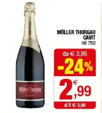 Iperal Cavit - Spumante Brut Muller Thurgau 750 G(ml) offerta