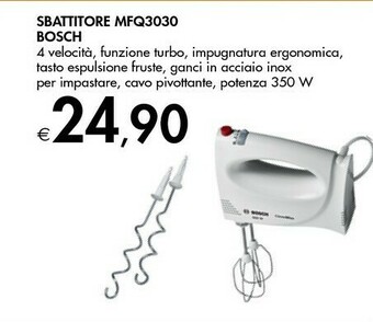 Bennet Bosch Sbattitore Elettrico offerta