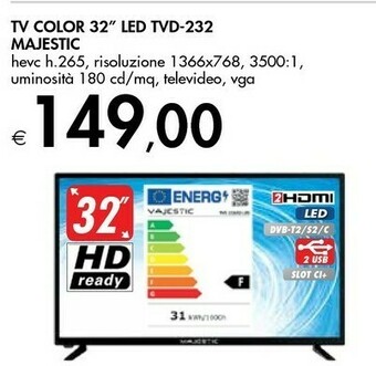 Bennet Majestic Tv led 32 offerta