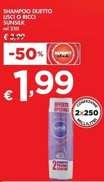 Bennet Sunsilk Shampoo offerta
