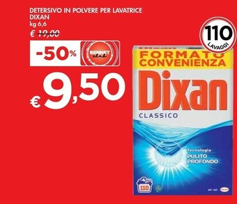 Bennet Dixan Detersivo in polvere offerta